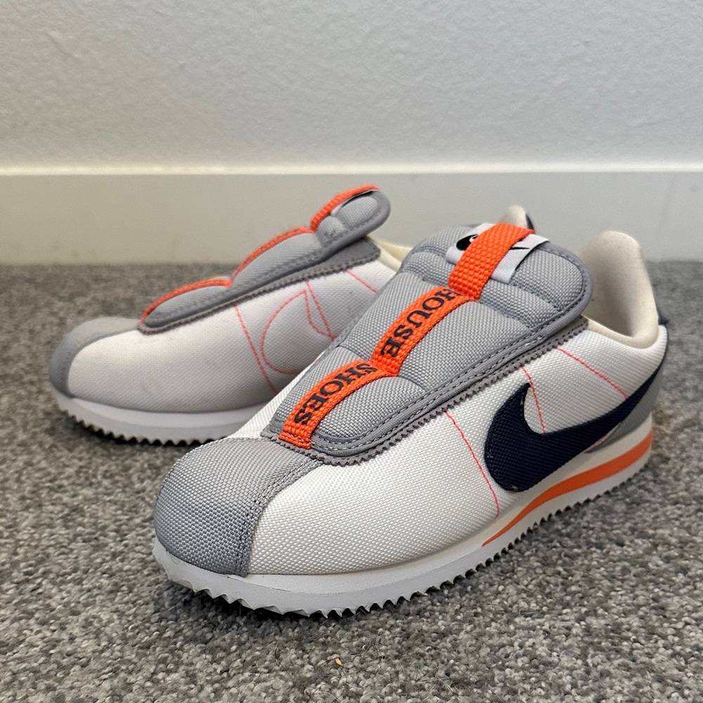 Nike Kendrick Lamar House Shoes Sneakers White, Gray, and Orange